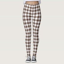 Chocolate Brown Plaid Gingham