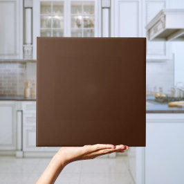Chocolate Brown Solid Färg Tile Kakelplatta