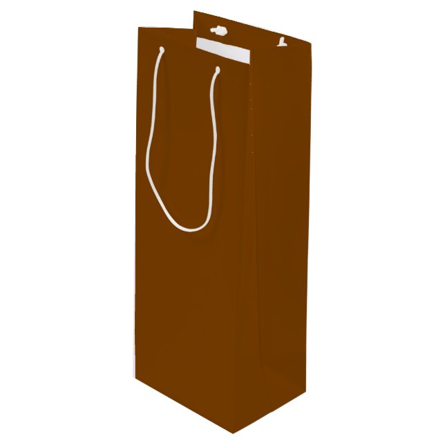 Chocolate Brown Vin Gift Bag (Framsidan Vinklad)