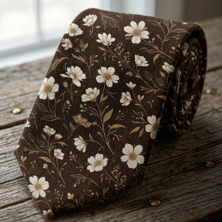Chocolate Brown Wildflower  Slips