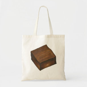 Chocolate Brownies Dessert Chokohol Tote Tygkasse