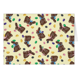 Chocolate Bunnies Hälsningskort