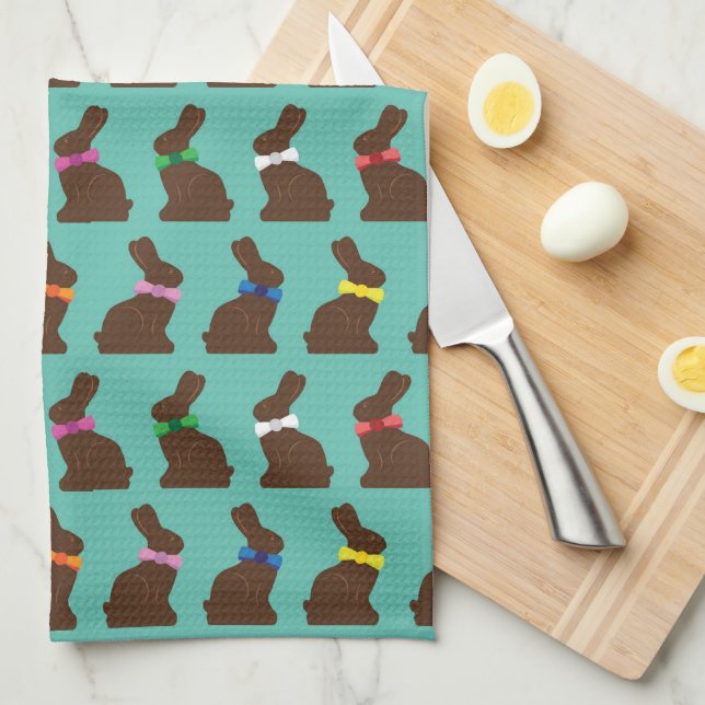 Chocolate Bunnies Kitchen Towel Kökshandduk (Vikt i Fjärdedel)