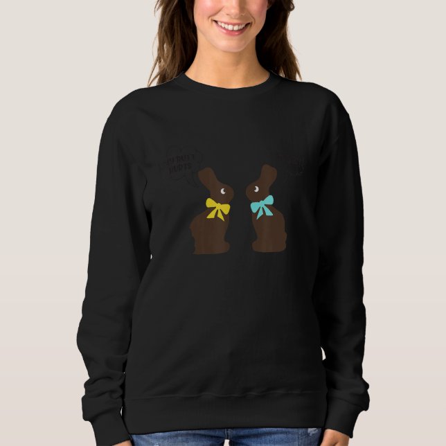 Chocolate Bunny Påsk Basket Funny Min Butt Ontr T Shirt (Framsida)