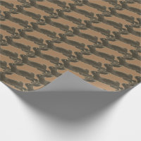 Chocolate Bunny Rabbits på Caramel Tan Whimsical