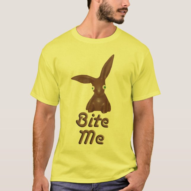 Chocolate Bunny Shirt T Shirt (Framsida)