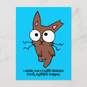 Chocolate Bunny Shrink Vykort