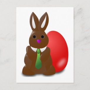 Chocolate Bunny Vykort