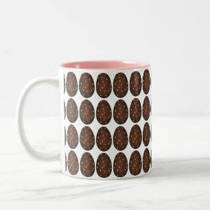 Chocolate Butterkräm Påsk Basket Egg Candy Två-Tonad Mugg