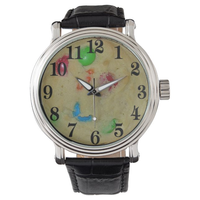 Chocolate Candy Biet Cookie Roligt Novelty Watch Armbandsur (Framsida)