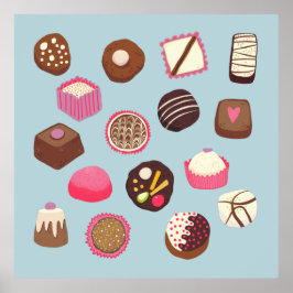 Chocolate Candy Confectionery Poster