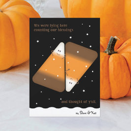 Chocolate Candy corn par Lycklig-flygkort Julkort