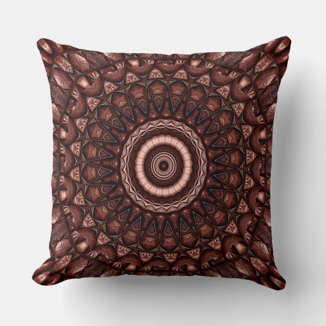 Chocolate Candy Holiday Throw Pillow Kudde (Framsida)