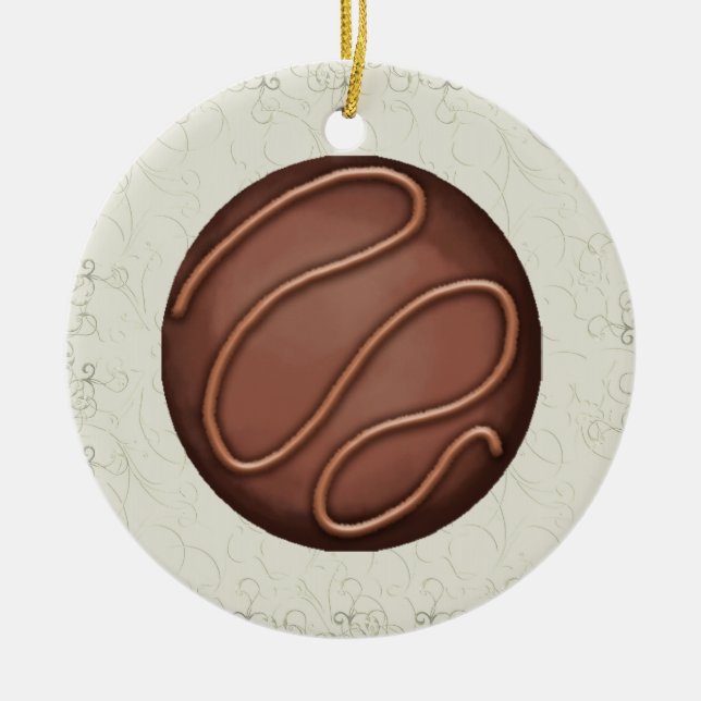 Chocolate Candy Kärlek - SRF Julgransprydnad Keramik (Framsidan)