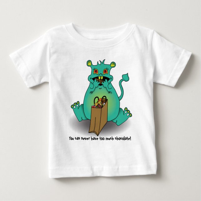 Chocolate candy monster tee (Framsida)