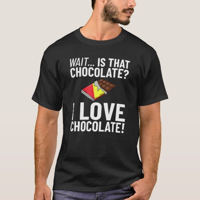 Chocolate Candy Pub Choco Mörk Keto T Shirt (Framsida)