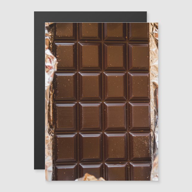 Chocolate Candy Pub Magnetisk Inbjudningskort (Fram/baksida)