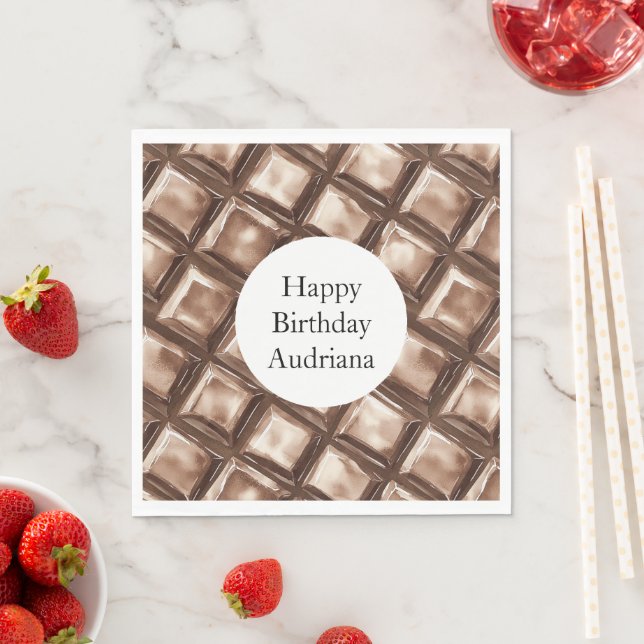 Chocolate Candy Pub Pappersservett (Insitu)