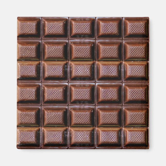 Chocolate Candy Pub Squares Magnet (Framsidan)