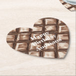 Chocolate Candy Pub Underlägg Papper<br><div class="desc">Chocolate candy pub personlig</div>