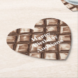 Chocolate Candy Pub Underlägg Papper