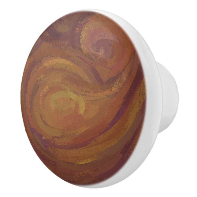 Chocolate Carmel Swirl Knopp (Höger)