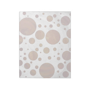 Chocolate Carmel Swirl Polka Dot Anteckningsblock