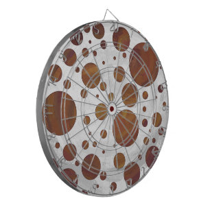 Chocolate Carmel Swirl Polka Dot Piltavla