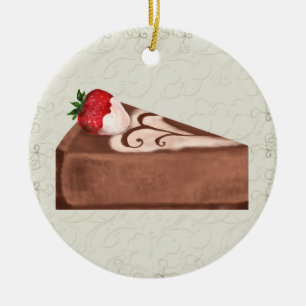 Chocolate Cheesecake - SRF Julgransprydnad Keramik