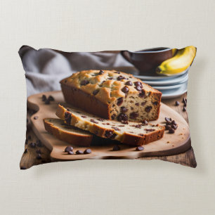 Chocolate Chip Banana Bread Prydnadskudde