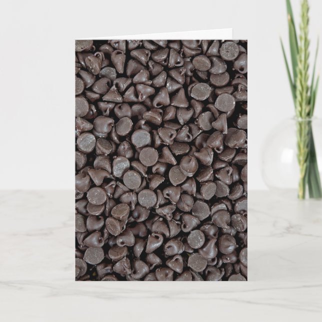 Chocolate Chip Birthday Kort (Framsida)
