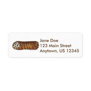 Chocolate Chip Cannoli Pastry Returadress Etikett