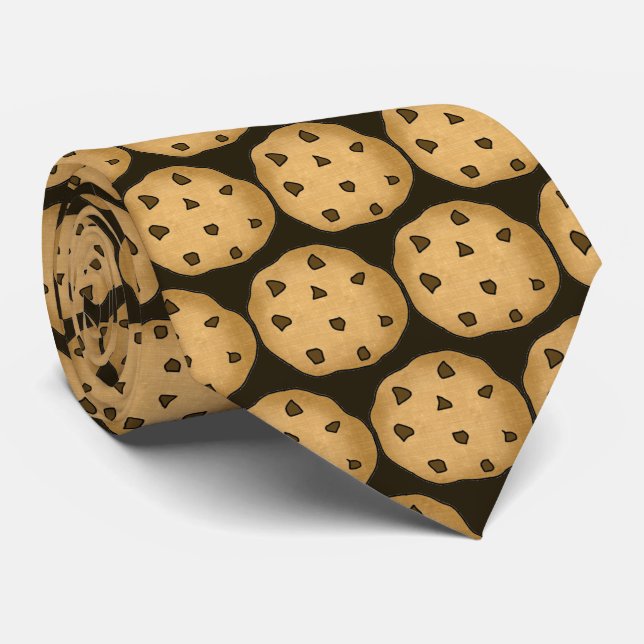Chocolate chip cookie bakerie tiled tie slips (Rullad)