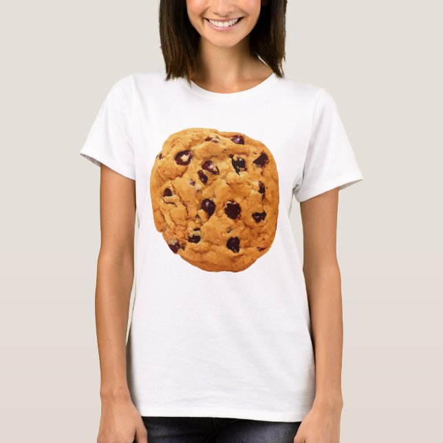 Chocolate Chip Cookie-bild T Shirt (Framsida)
