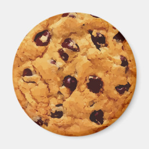 Chocolate Chip Cookie-bildmagnet Magnet