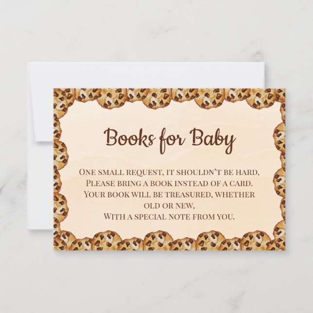 Chocolate Chip Cookie Books for Baby Insert Tack Kort (Framsida)