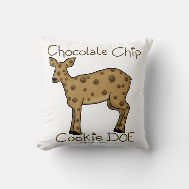 Chocolate Chip Cookie Doe Kudde (Framsida)