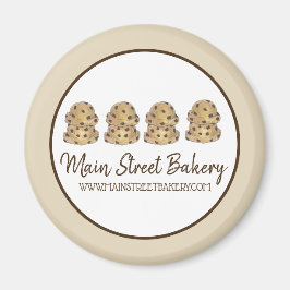 Chocolate Chip Cookie Dough Bakery Pastry Chef Magnet