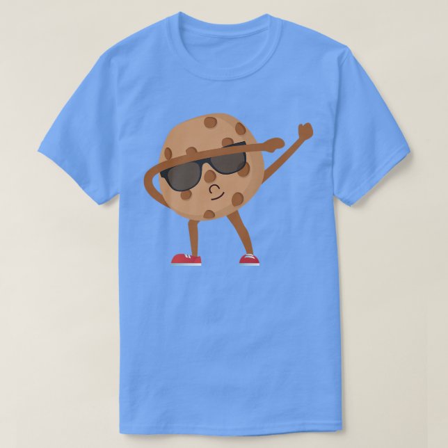 Chocolate Chip Cookie Funny Dabbing Drop Cookie Ba T Shirt (Design framsida)