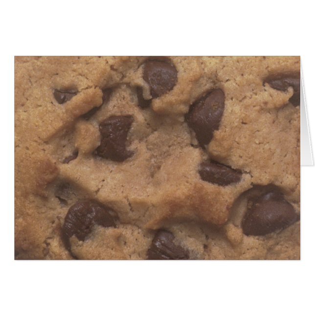 Chocolate Chip Cookie Hälsningskort (Framsidan Horizontal)