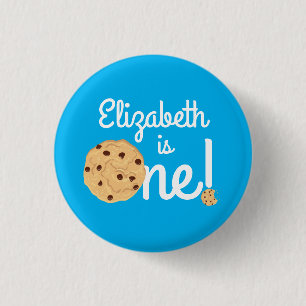 Chocolate Chip Cookie Kids 1st Birthday Party Blue Knapp