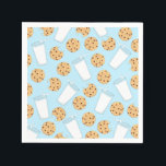 Chocolate Chip Cookie Kids 1st Birthday Party Blue Pappersservett<br><div class="desc">De här hemska modet, färglösa, söta chokladkakor chip födelsedagsfest inbjudan är perfekt för ett barn 1:a födelsedag firande! Anpassa texten för att göra den till en egen. Det moderna synsättet och känslan är det perfekt sättet att fira er lilla som kärlek mjölk och choklad chip kakor på sin första födelsedag!...</div>