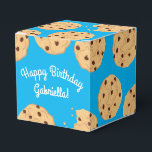 Chocolate Chip Cookie Kids 1st Birthday Party Blue Presentaskar<br><div class="desc">De här hemska modet, färglösa, söta chokladkakor chip födelsedagsfest inbjudan är perfekt för ett barn 1:a födelsedag firande! Anpassa texten för att göra den till en egen. Det moderna synsättet och känslan är det perfekt sättet att fira er lilla som kärlek mjölk och choklad chip kakor på sin första födelsedag!...</div>