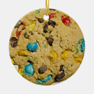 Chocolate Chip Cookie Realistic Food Jul Julgransprydnad Keramik