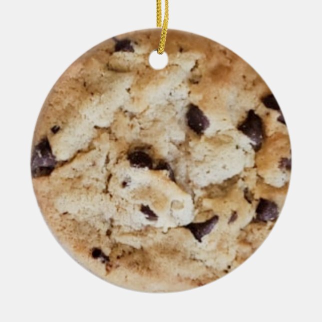 Chocolate Chip Cookie Romantic-jul   Julgransprydnad Keramik (Framsidan)