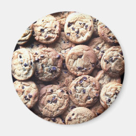 Chocolate Chip Cookie Round Magnet