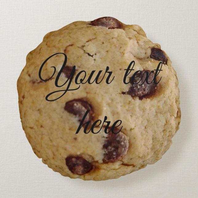 Chocolate chip cookie runda kuddar (Baksidan)