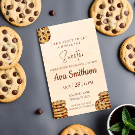 Chocolate Chip Cookie Shower-inbjudan Inbjudningar