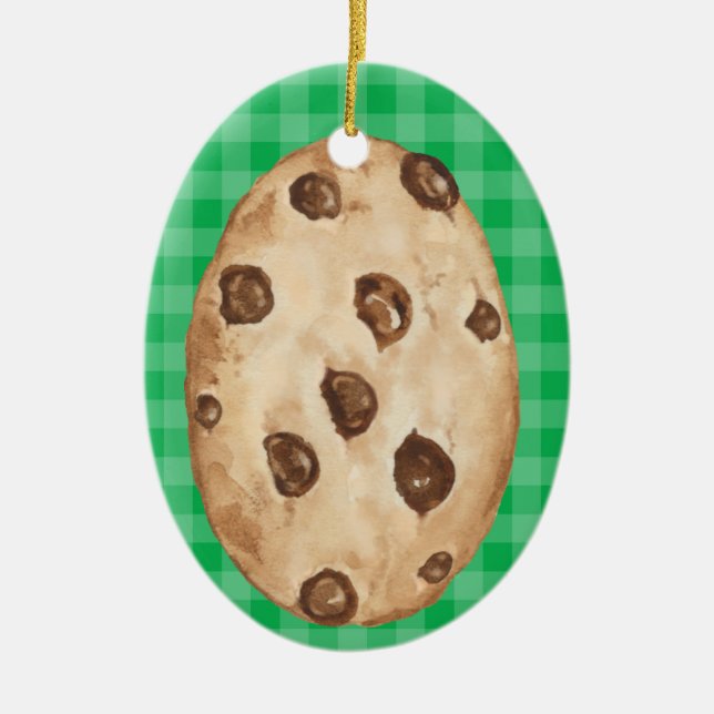 Chocolate Chip Cookie - SRF Julgransprydnad Keramik (Framsidan)