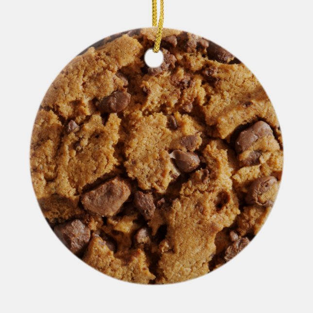 Chocolate Chip Cookie - SRF Julgransprydnad Keramik (Framsidan)